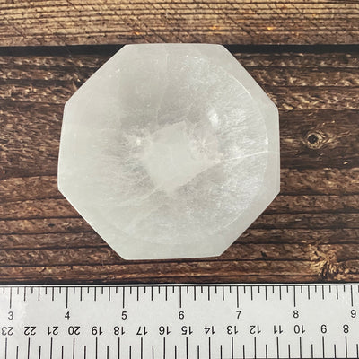 Selenite Bowl-Hex Shape