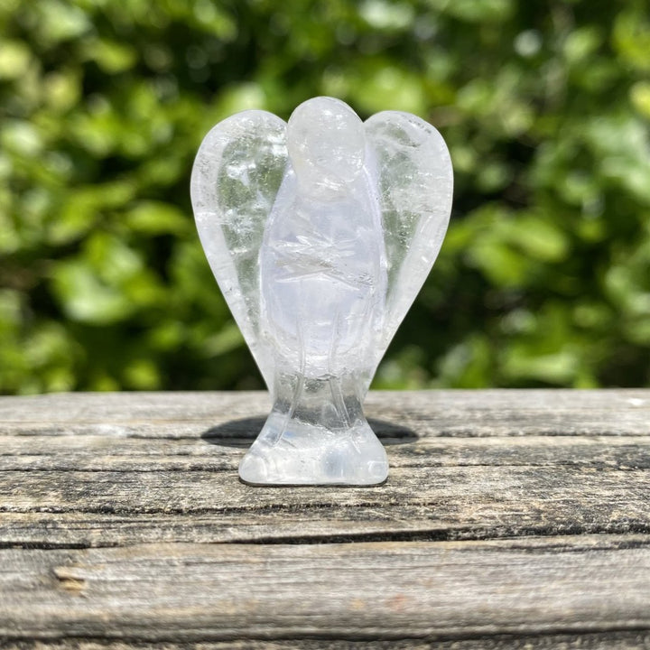 Carved Gemstone Angel 1.75"