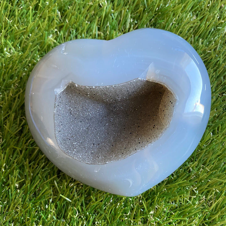 Druze Agate Heart-HT17-17