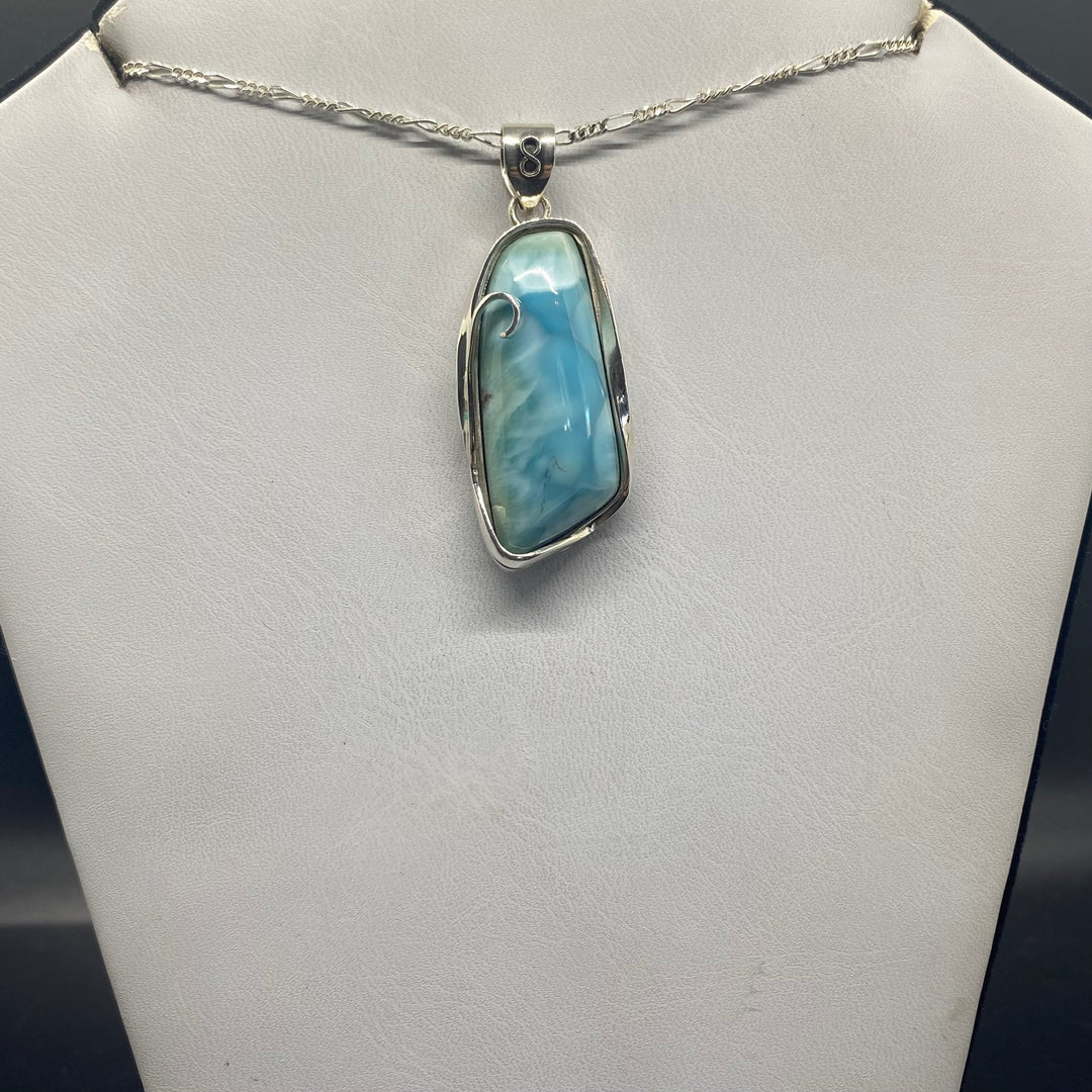 Larimar SS Pendant-TM1592