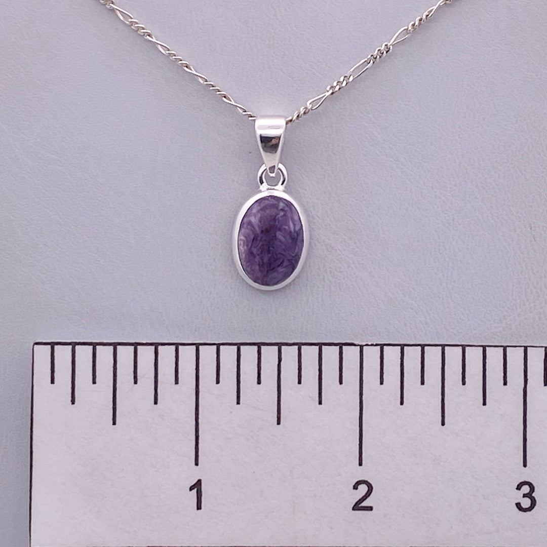 Charoite Pendant SS  - MNS969