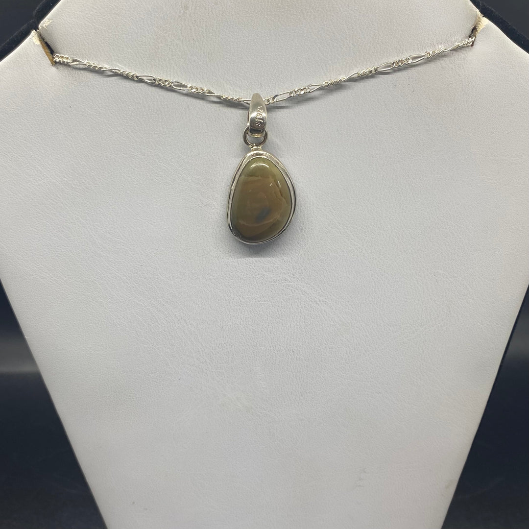 Imperial Jasper SS Pendant-TM1587