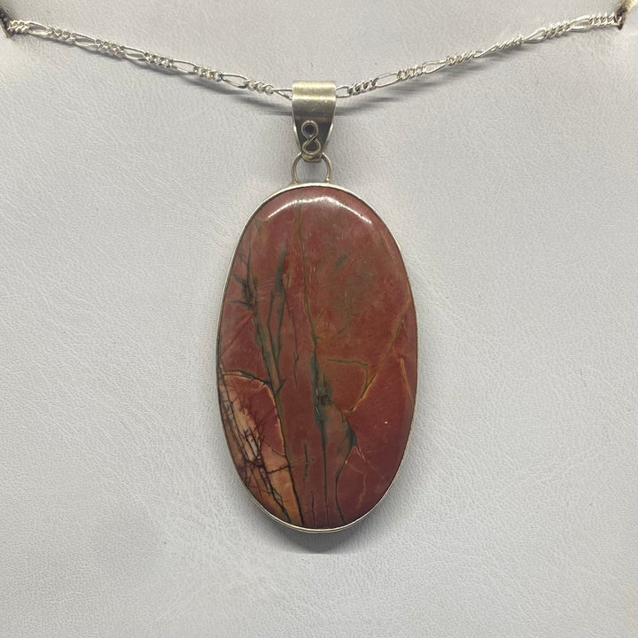 Cherry Creek Jasper SS Pendant TM1530