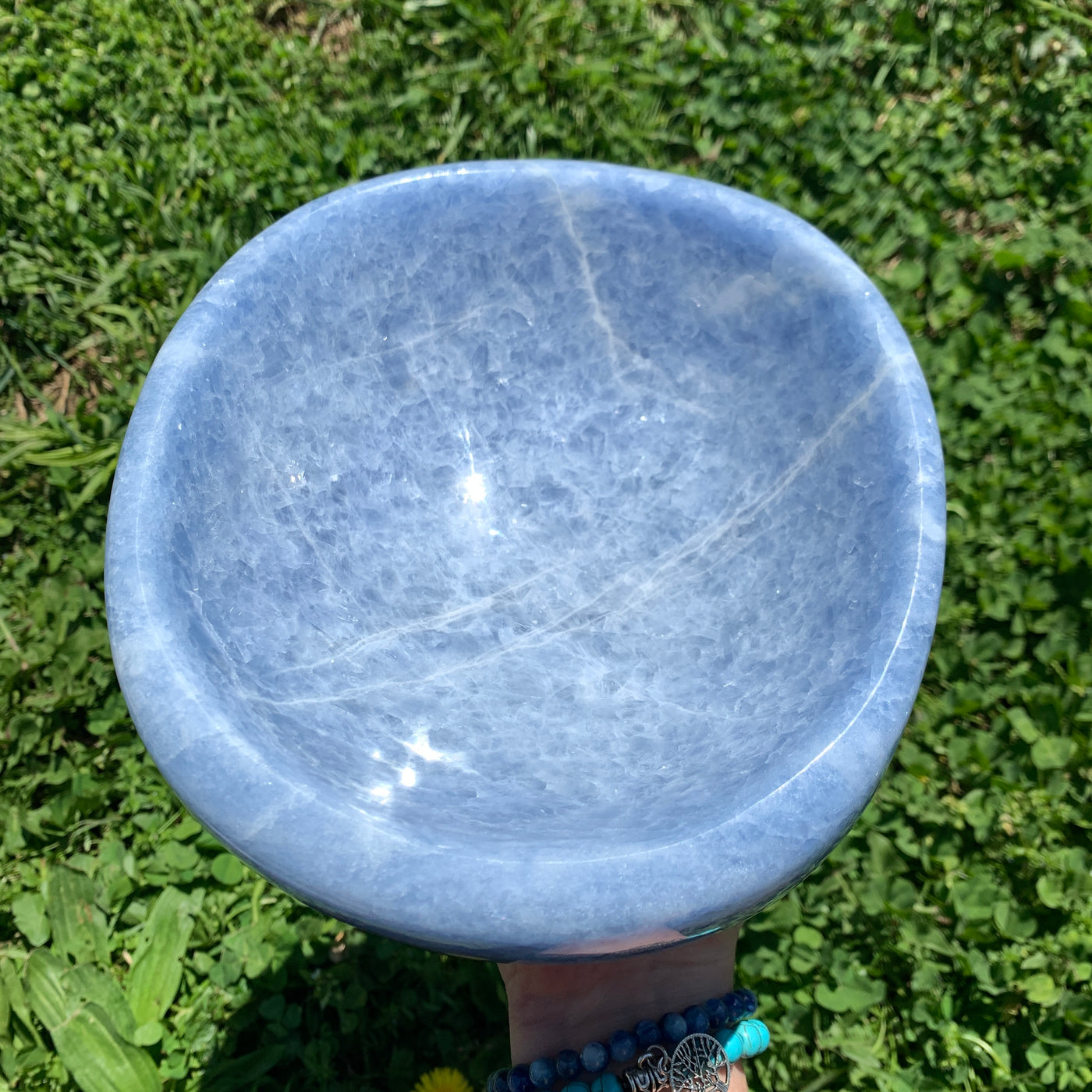 Blue Calcite Bowl