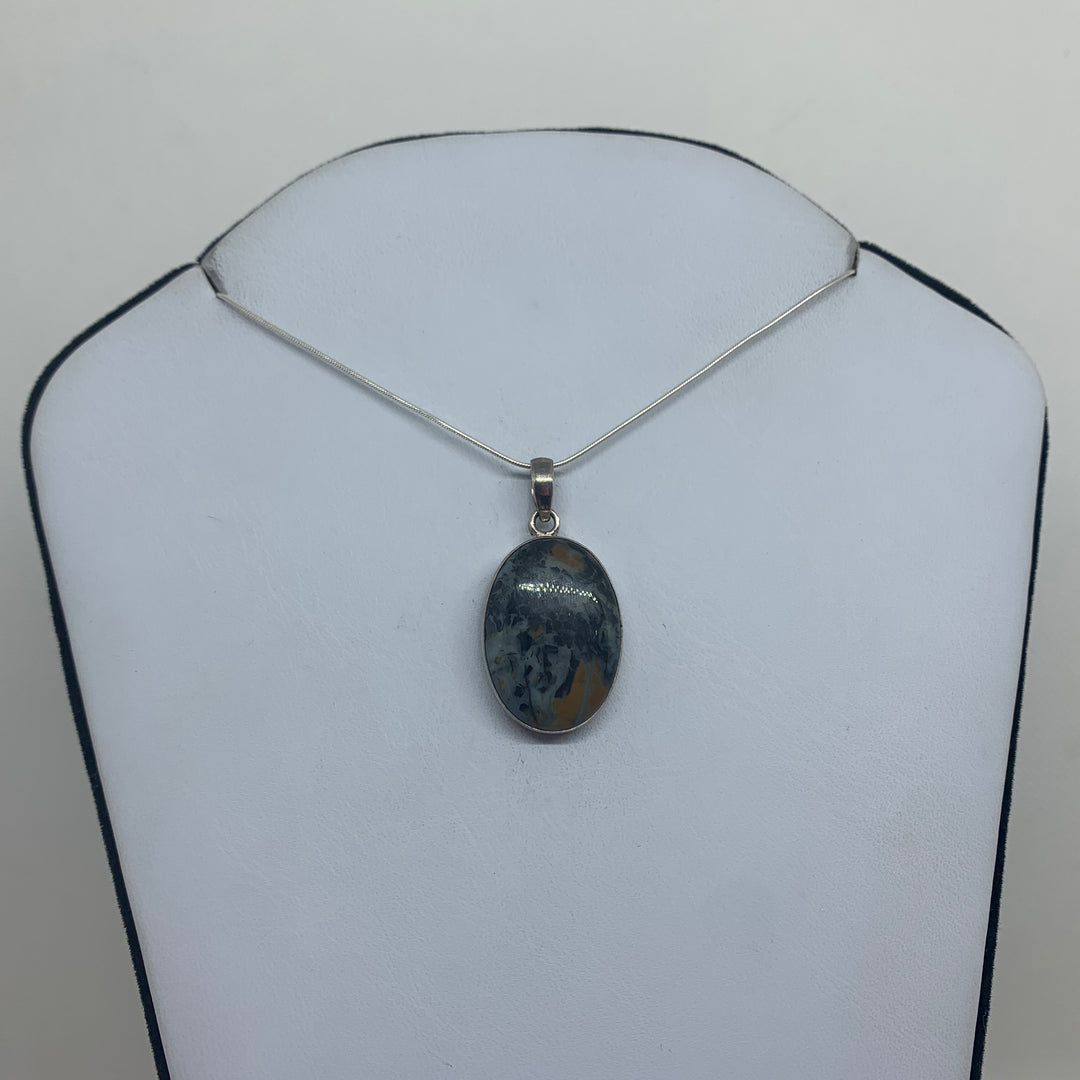 Jasper Pendant SS P5