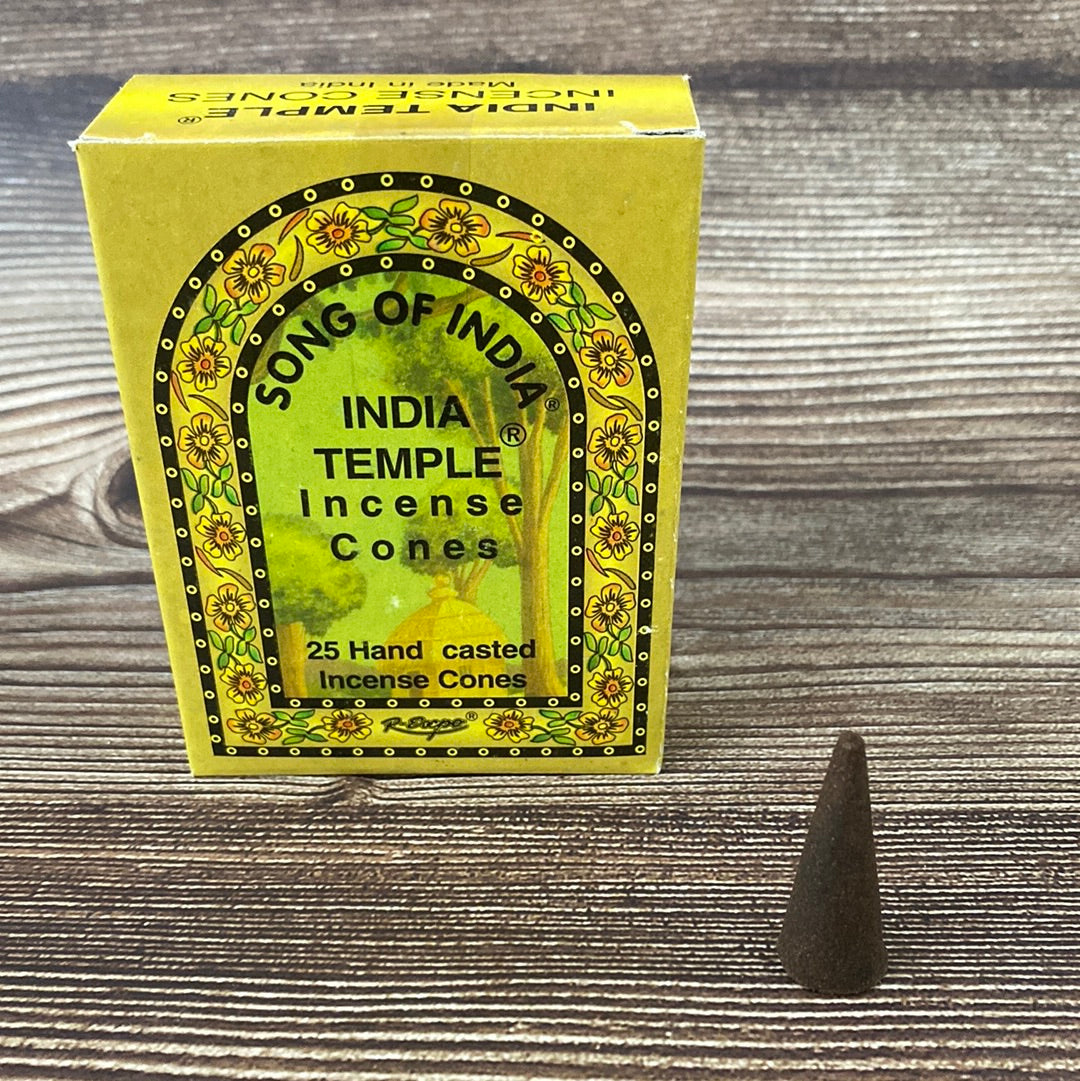 India Temple Cone Incense