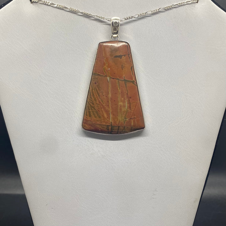 Cherry Creek Jasper SS Pendant TM1531