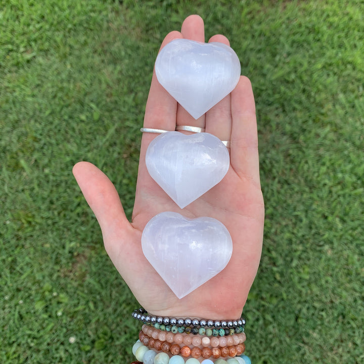 Selenite Heart