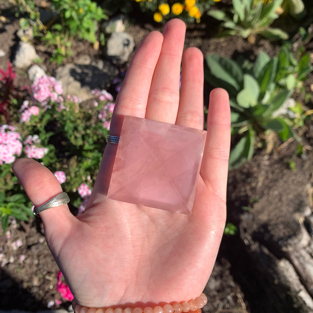 Rose Quartz Pyramid PY1-3