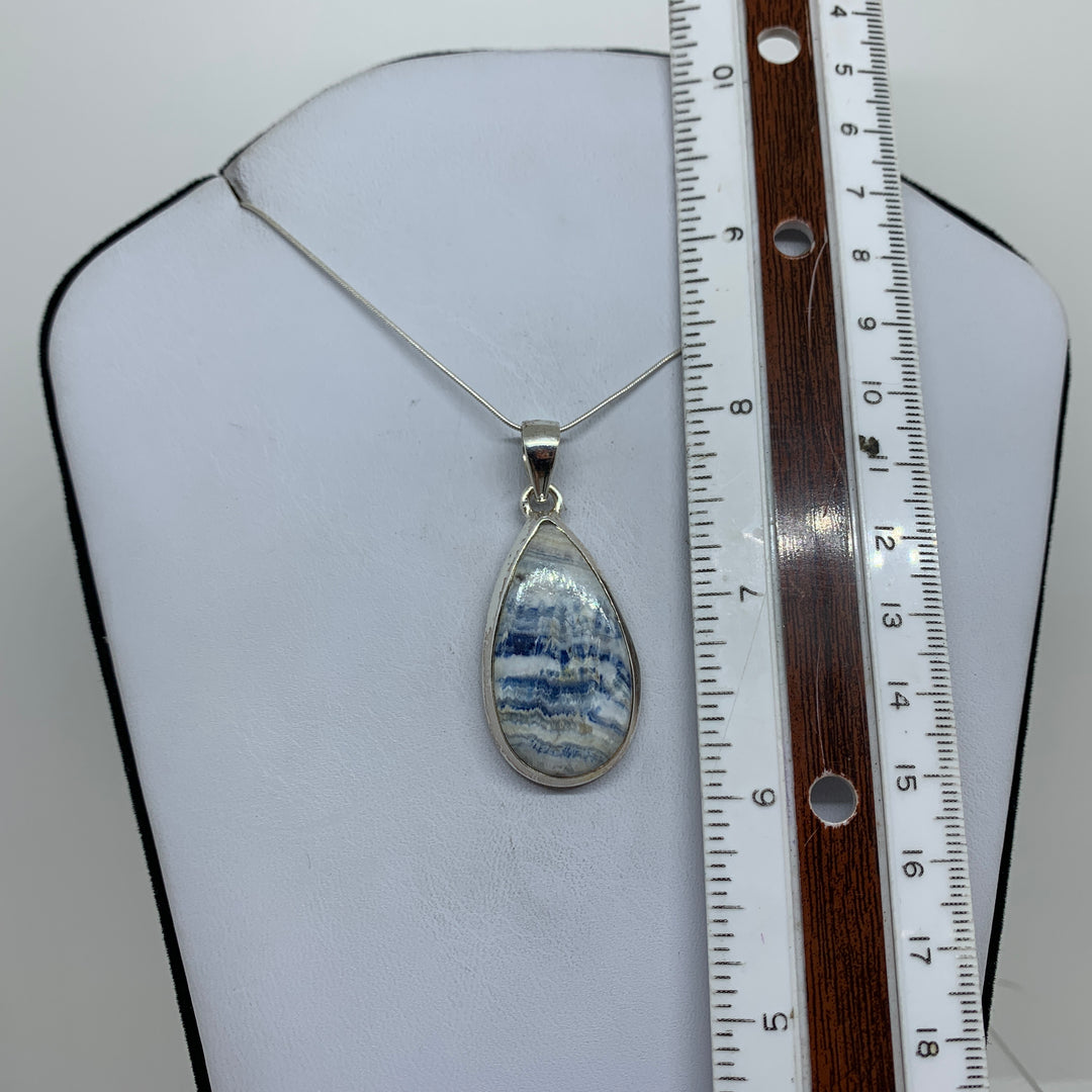 Blue Scheelite Pendant-MN77 P14