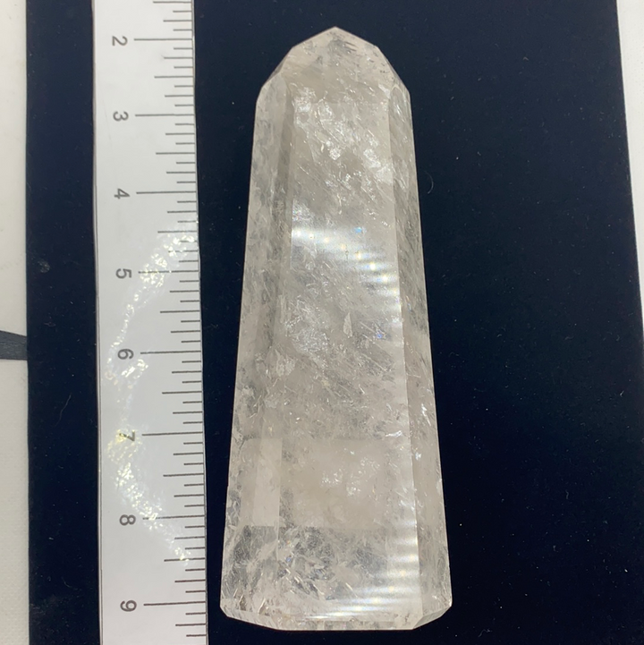 Clear Crackle Quartz Point Specimen-PT5-3