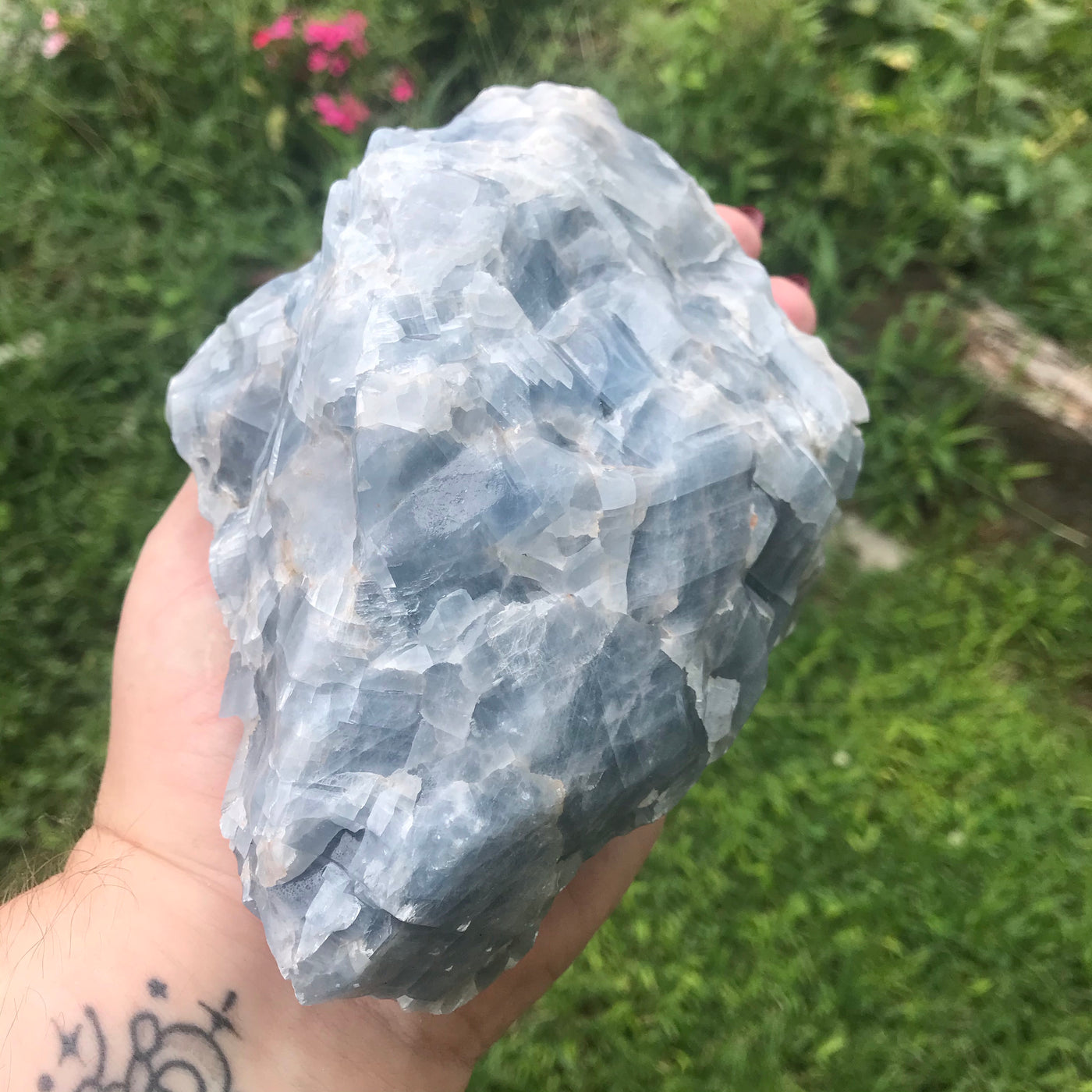 Blue Calcite Chunk-WZ13157b
