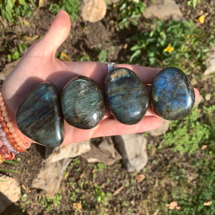 Labradorite Palm Stone PS15-1