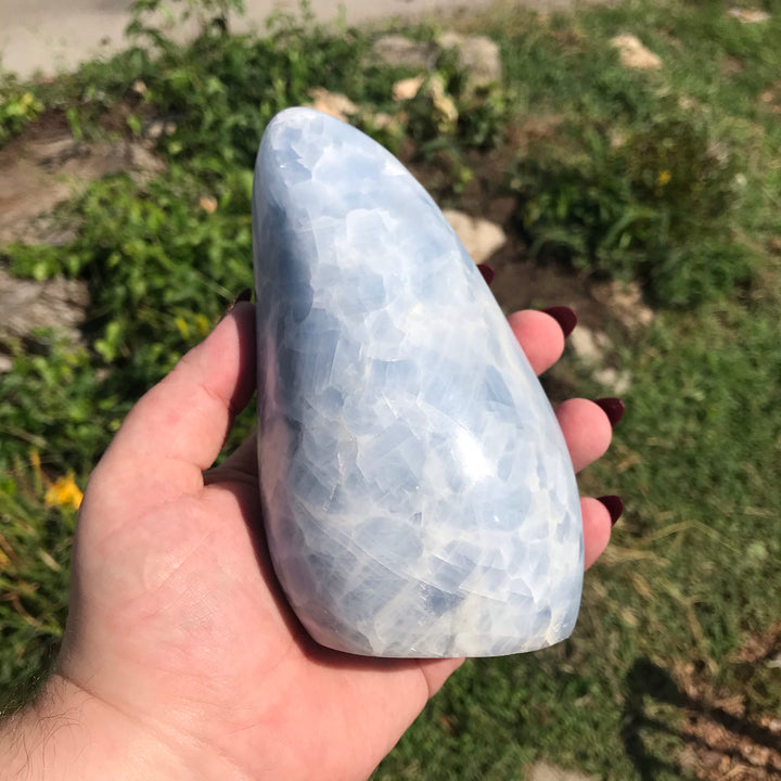 Blue Calcite Free Form WZ1046