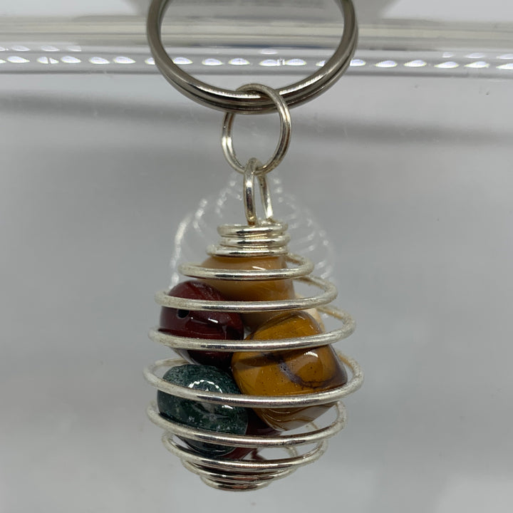 Mookite Spiral Cage Keychain-KD06