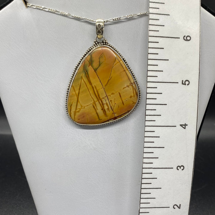 Cherry Creek Jasper SS Pendant-TM1503