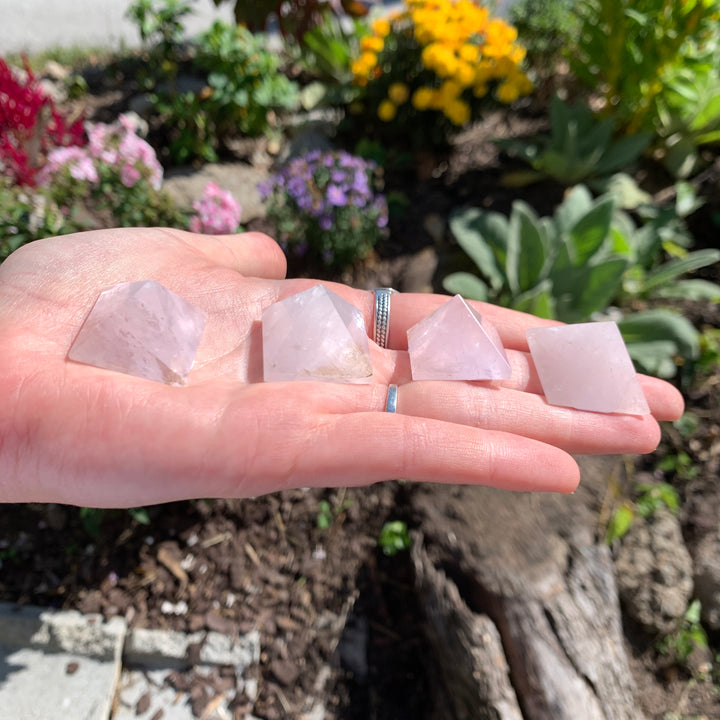 Rose Quartz Pyramid PY1-7