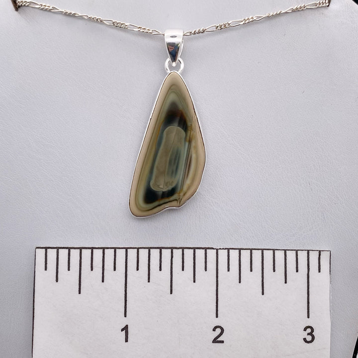 Imperial Jasper Pendant SS  - MNS942