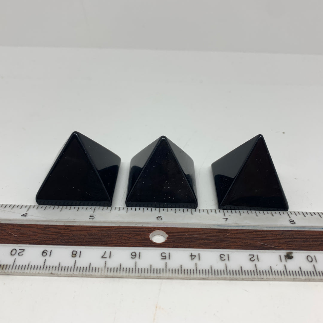 Black Obsidian Pyramid