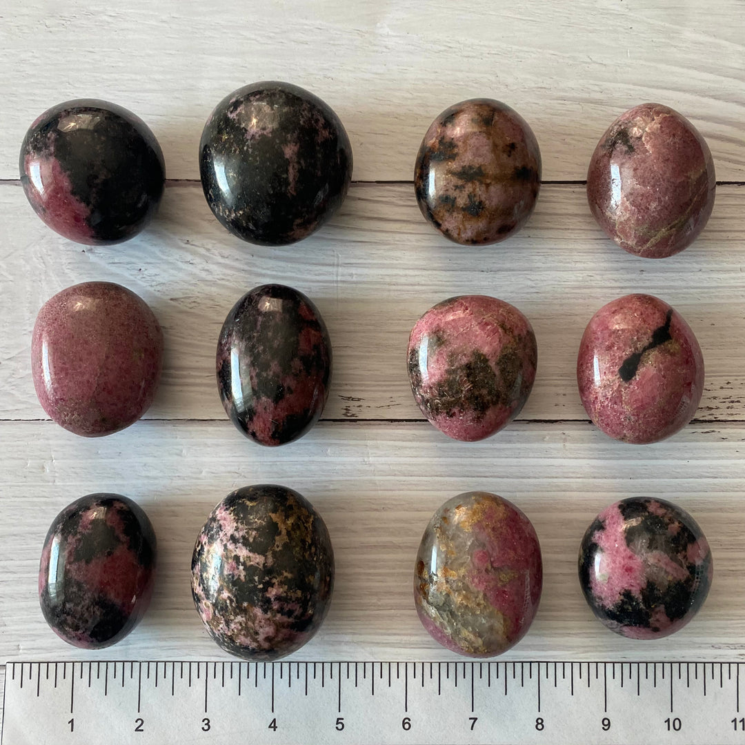 Rhodonite Palm Stone-PS9-3