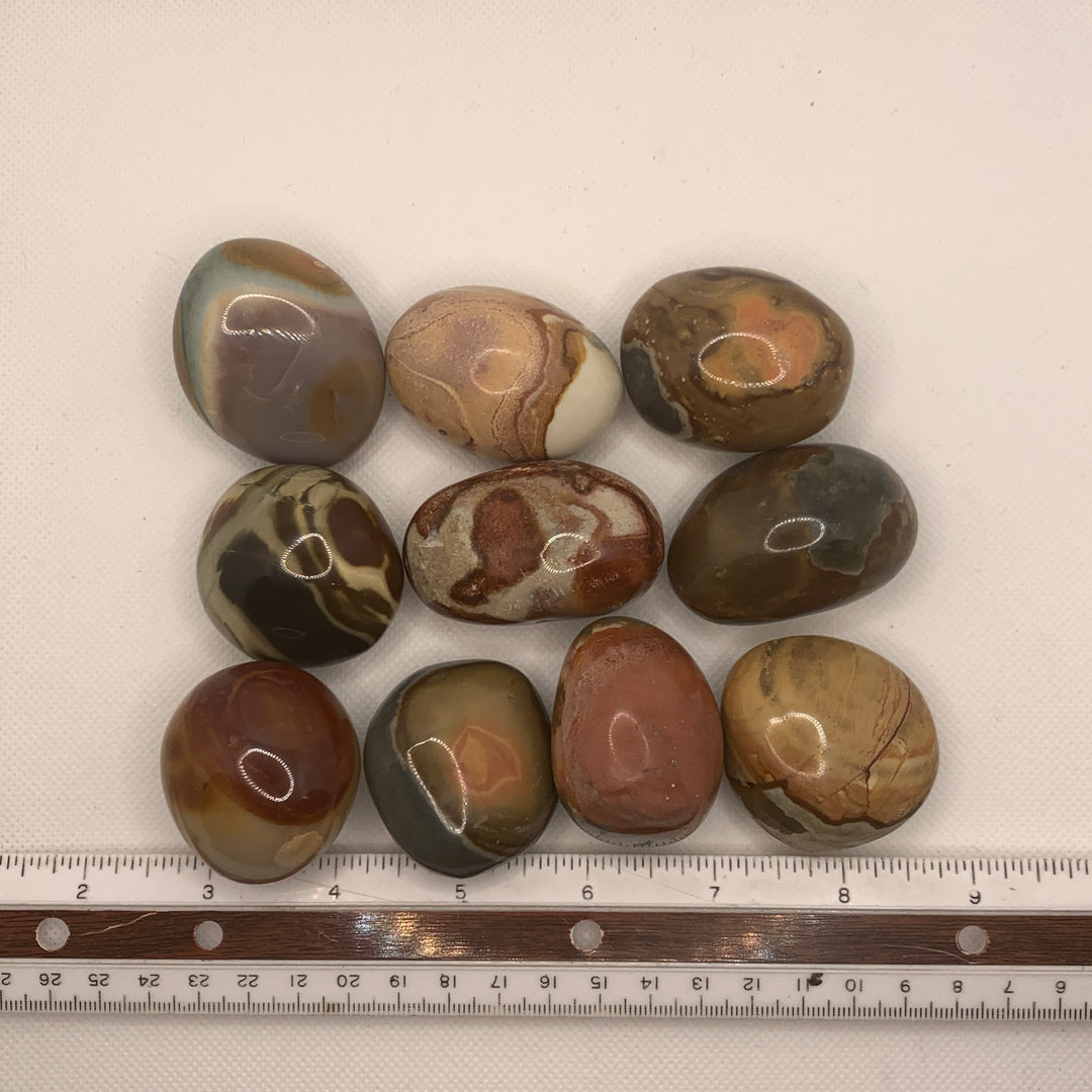 Polychrome Jasper Palm Stone-PS14-1