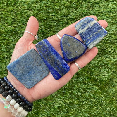 Lapis Lazuli Flat Stone-JC88