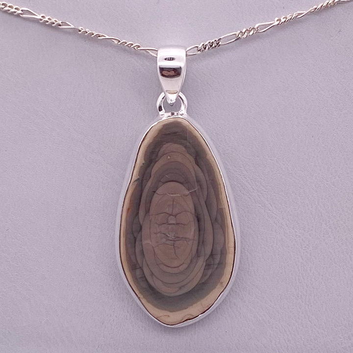 Imperial Jasper Pendant SS  - MNS941