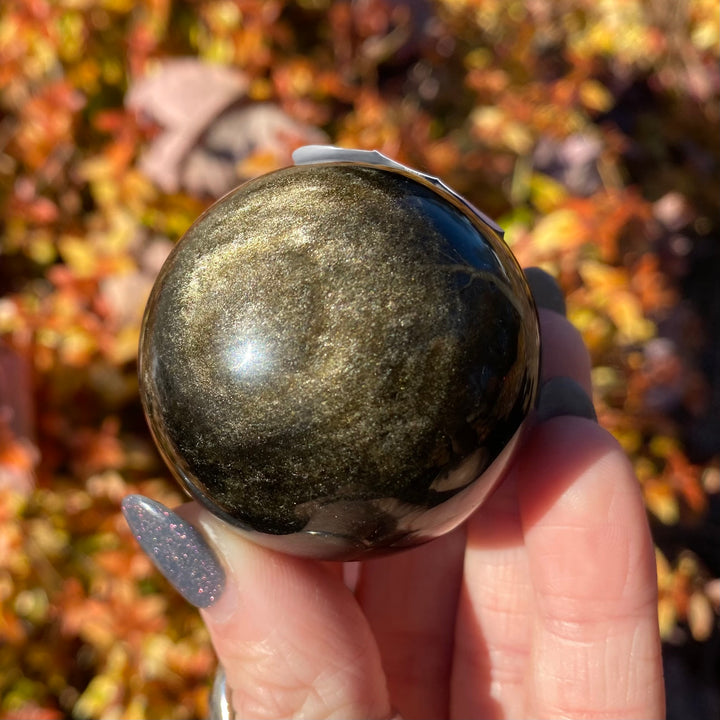 Goldsheen Obsidian Sphere SP14-3