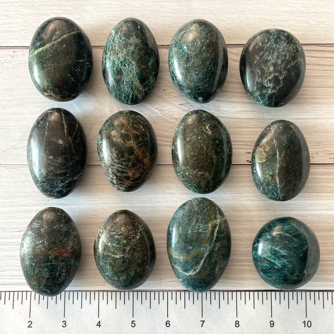 Green Apatite Palm Stone PS42-2