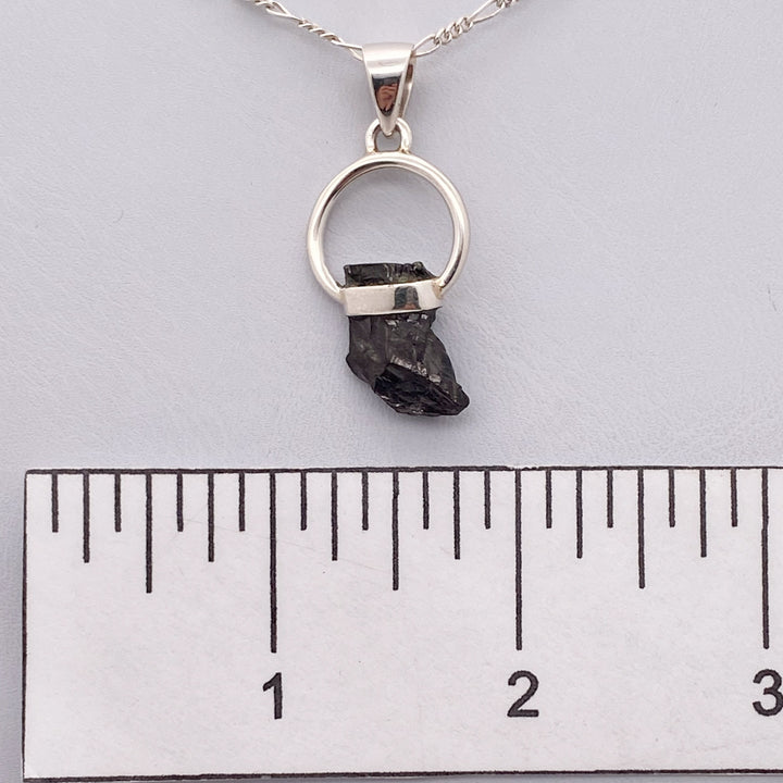 Noble Shungite Pendant SS  - MNS956