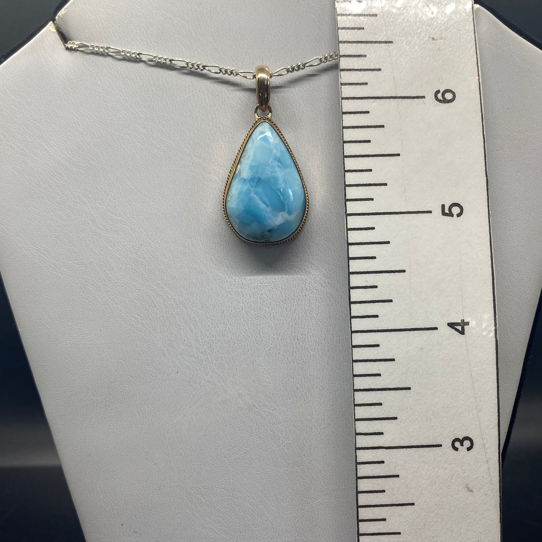 Larimar SS-GF Pendant-TM1593