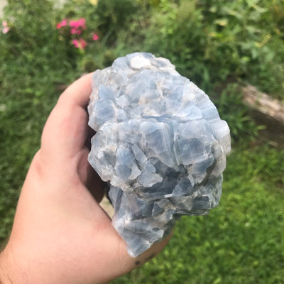 Blue Calcite Chunk-WZ13157b