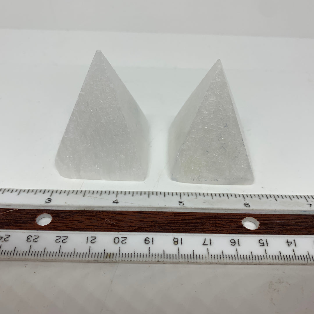 Selenite Pyramid Medium