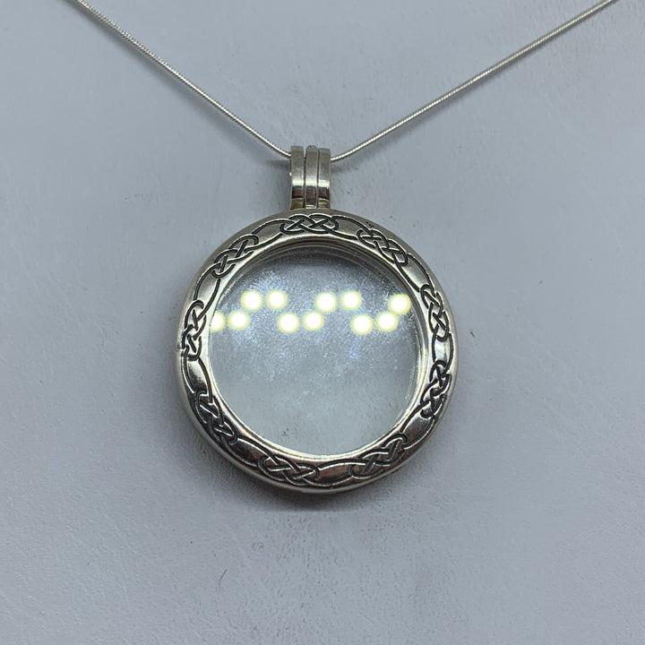 LG RND Locket Pendant SS P12