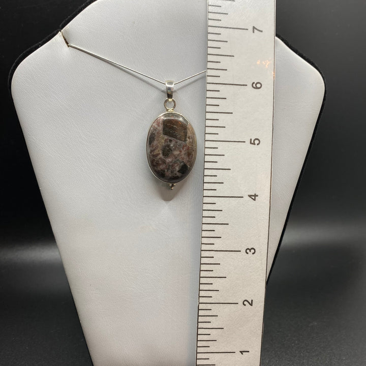 Brecciated Jasper SS Pendant-TM216