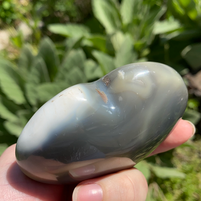 Banded Agate Heart-HT10-3WZ