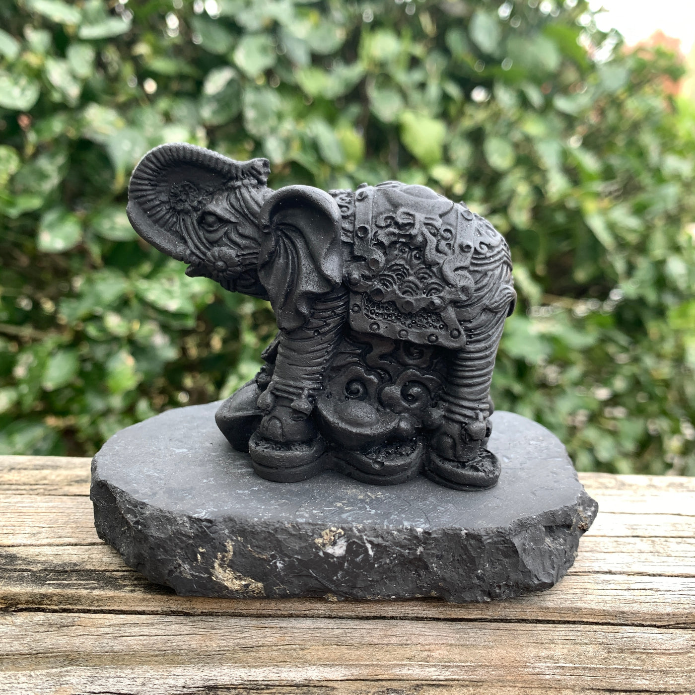 Shungite Carved Elephant-GWP2