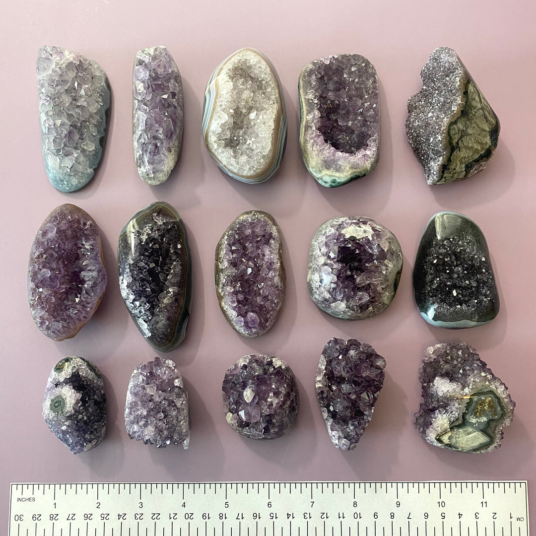 Amethyst Full Polish Cluster AME9-3