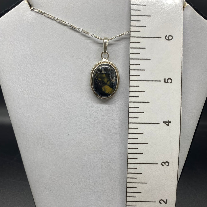 Painted Jasper SS Pendant-TM1613