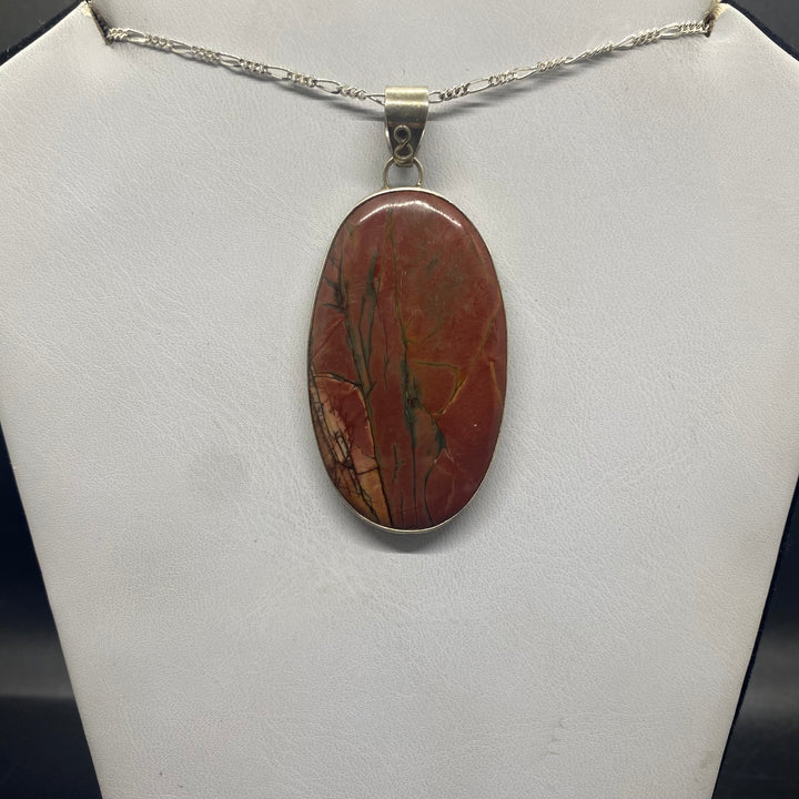 Cherry Creek Jasper SS Pendant TM1530