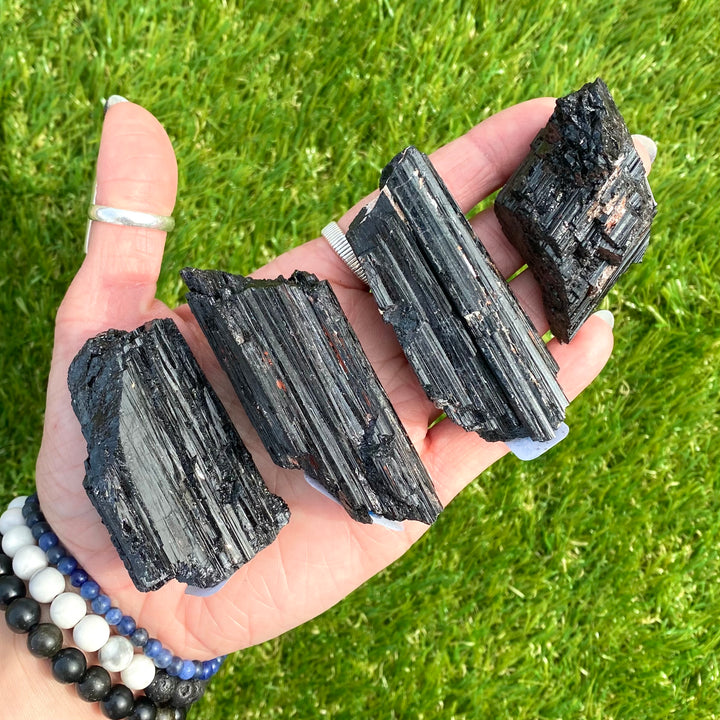 Black Tourmaline Chunk-BTM1-1