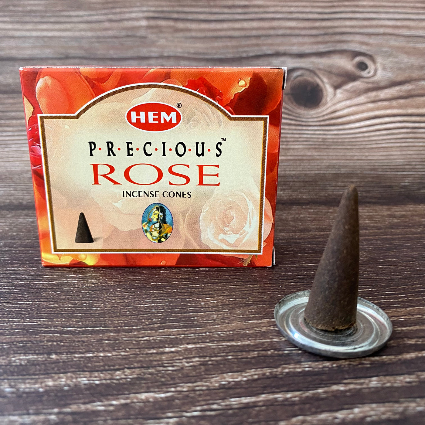 HEM - Precious Rose Cone Incense (10 pack)