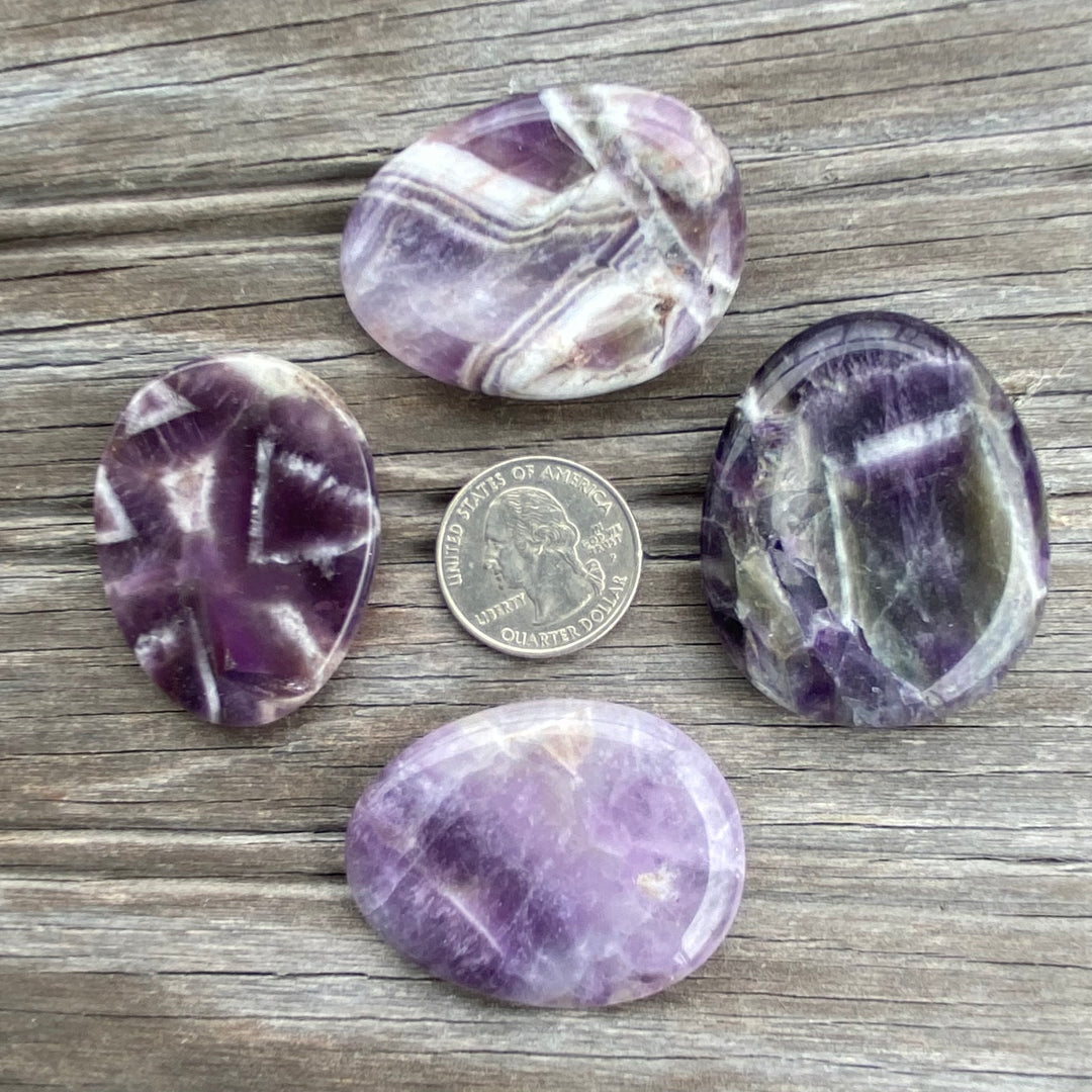 Amethyst Worry Stone