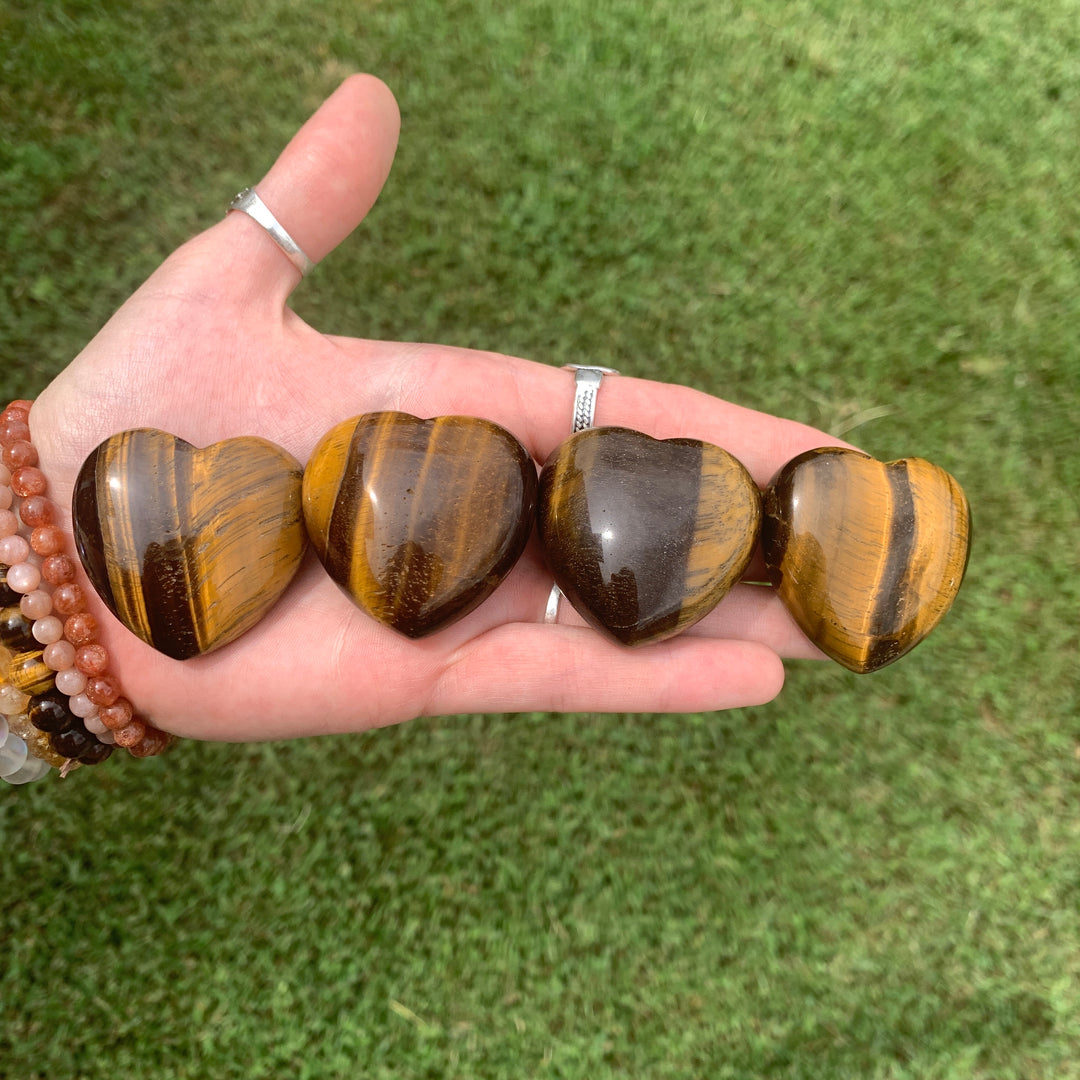 Tiger Eye Heart