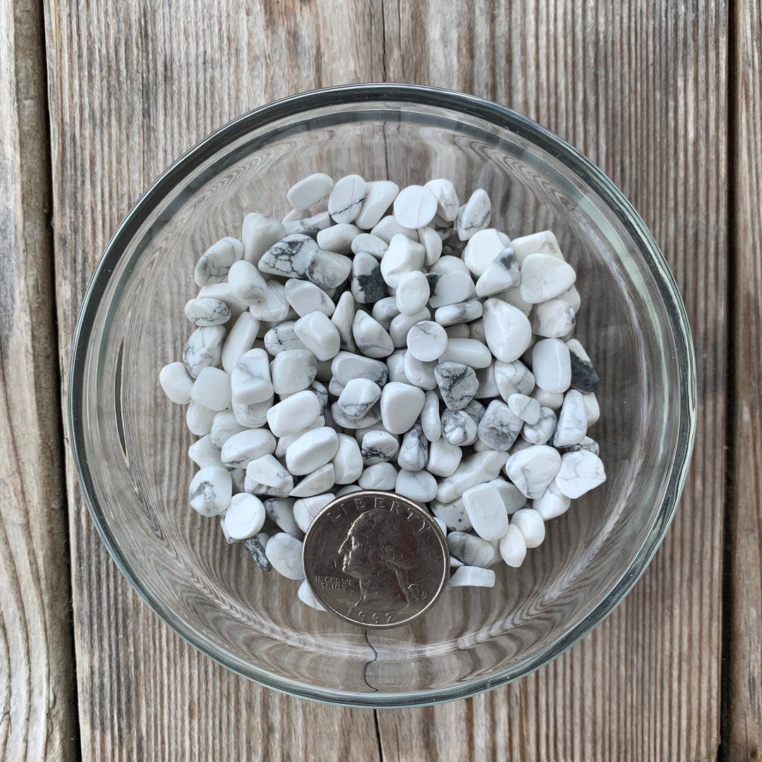 Howlite Crystal Chips (4oz)