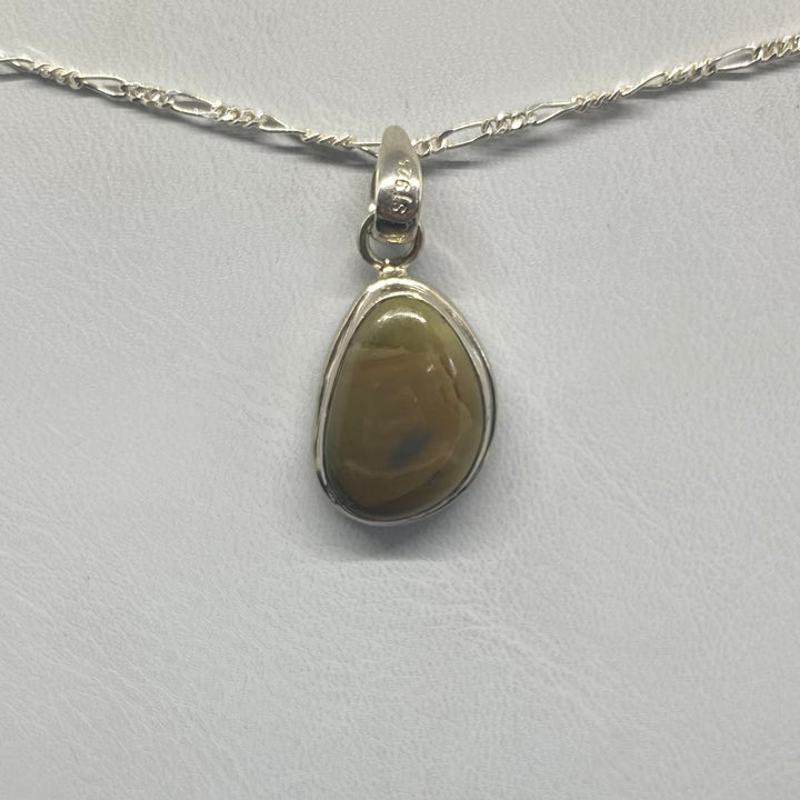 Imperial Jasper SS Pendant-TM1587