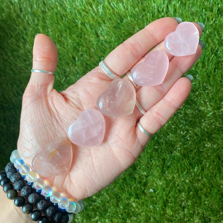 Rose Quartz Heart HT30-1