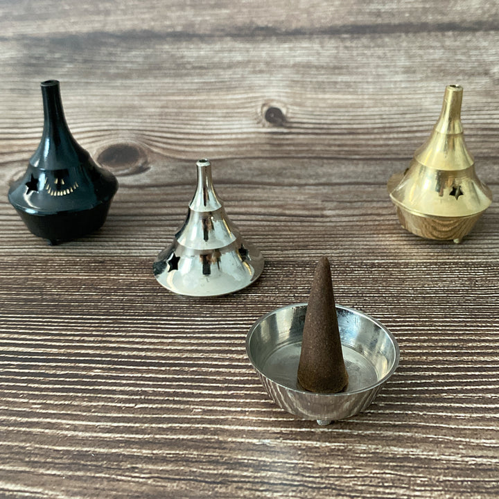 Brass Cone Incense Burner