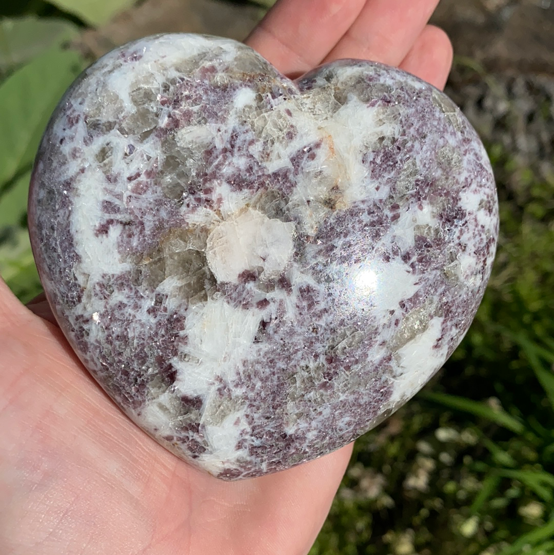 Lepidolite Heart-HT9-3