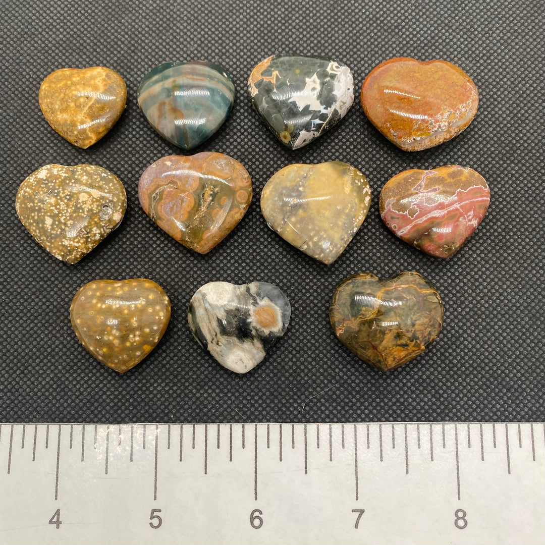 Ocean Jasper Heart HT22-1